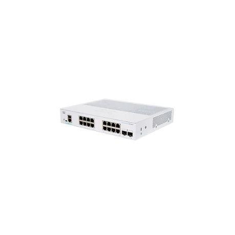 Cisco CBS350-16T-2G-EU network switch Managed L2/L3 Gigabit Ethernet (10/100/1000) Silver