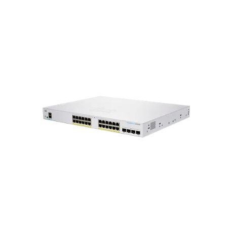 Cisco CBS350-24FP-4G-EU network switch Managed L2/L3 Gigabit Ethernet (10/100/1000) Silver