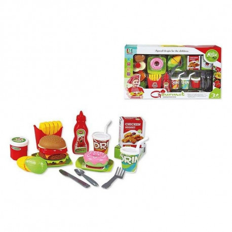 Accessories Set Hamburger Gourmet (47 x 9,5 x 27,5 cm)