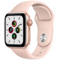 Apple Watch SE GPS + Cellular 40mm Sport Band, gold/pink sand (MYEH2EL/A)