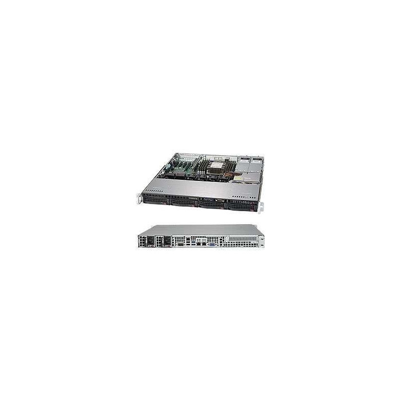 Supermicro CSE813MFTQC-R407CB Rack (1U) - Server Chassis - Photopoint