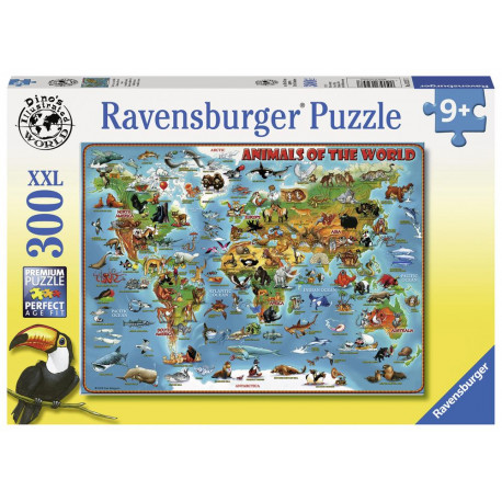 Ravensburger pusle Maailma loomad 300tk