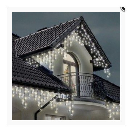 LED Рождественская гирлянда, сосульки для ули