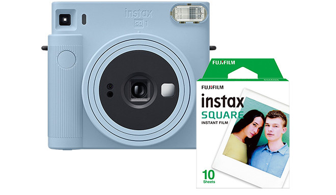 Fujifilm Instax Square SQ1, glacier blue + пленка