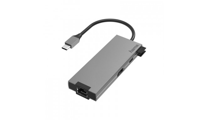 Adap. Hama USB-C pistik -> 2xUSB-A/USB-C/HDMI/LAN