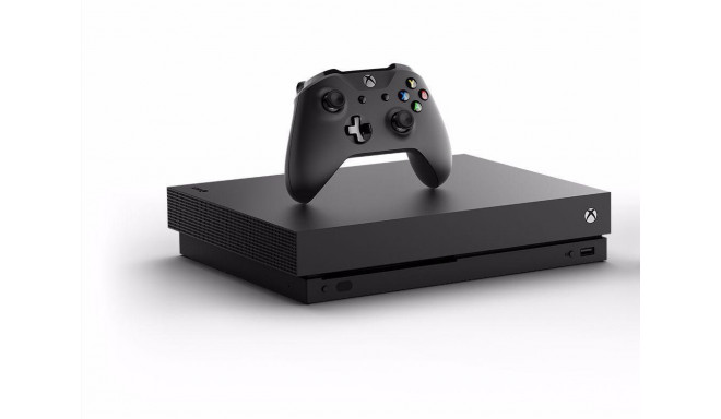 Microsoft Xbox One X 1TB black OPEN BOX