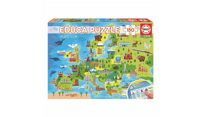 Puzle Bērniem Europe Map Educa (150 pcs)