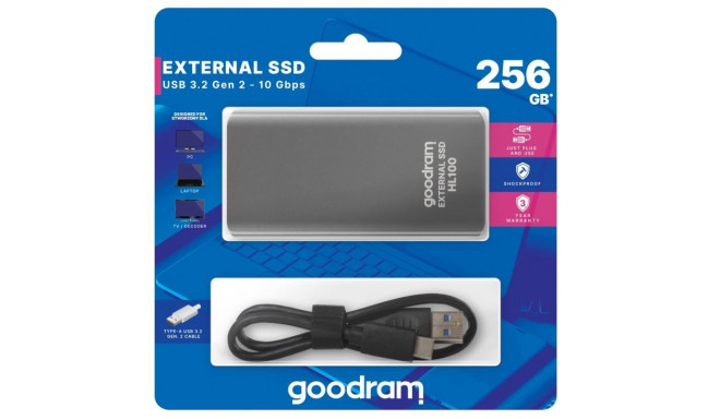 Goodram external SSD HL100 256GB