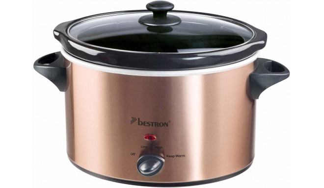 Bestron multikeetja Slow Cooker, copper/black (ASC450)