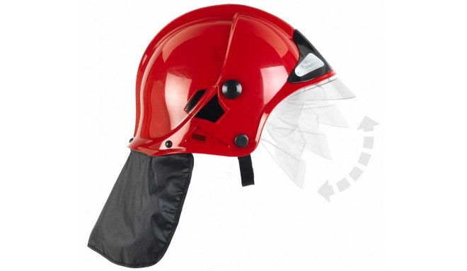 Fire helmet with quick