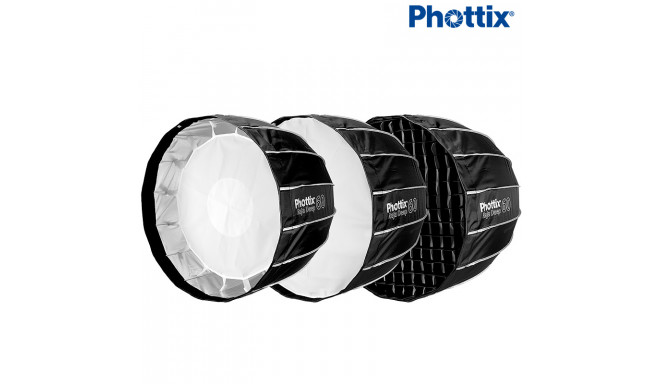 Phottix Raja Deep Quick-Folding softbox 80cm