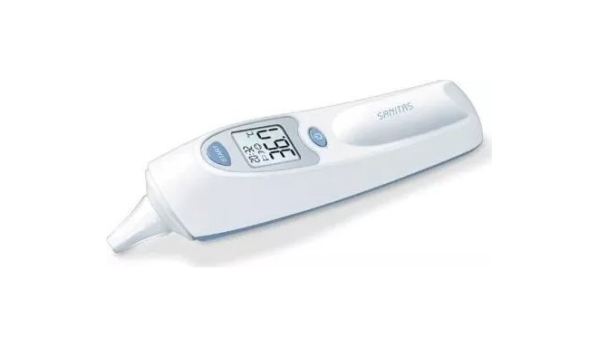 Sanitas ear thermometer SFT 53, clinical thermometer (white / blue)