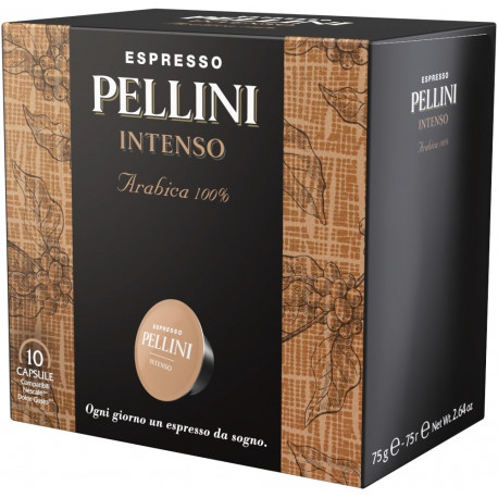 Kohvikapslid PELLINI Intenso Dolce Gusto, 10tk
