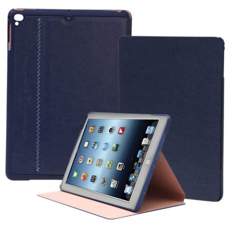 iKaku cover Eco-Leather Modern & Slim Galaxy Tab A 10.1", dark blue