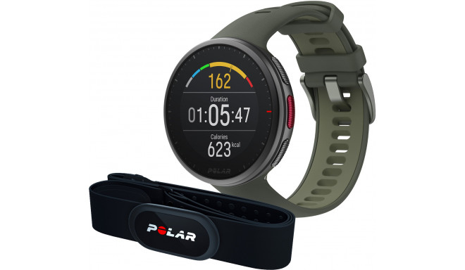 Polar Vantage V2 M/L + H10 пульсометр, зеленый