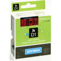 DYMO D1 Juostelė 24mm x7m / juodas ant raudonos (53717 / S0720970)
