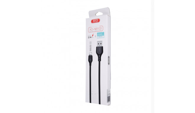 XO cable NB103 USB - Lightning 2,0 m 2,1A white