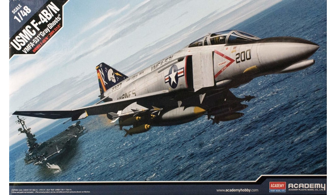 Academy plastic model USNV F-4N VMFA- 531 Gray Ghosts