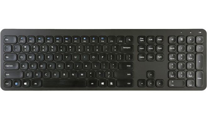 Platinet wireless keyboard K100 US, black