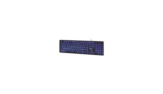 GEMBIRD KB-UML3-01 Gembird 3-color backlight multimedia keyboard, black, US layout