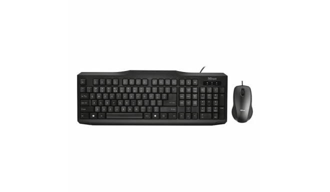 Keyboard and Wireless Mouse Trust Classicline (Refurbished A+)