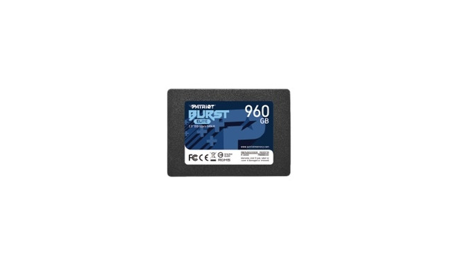 PATRIOT Burst Elite 960GB SATA 3 2.5-tolline SSD