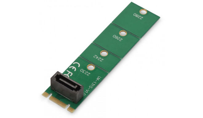 Digitus адаптер для карты PCI Express NGFF (M.2) - SATA III (DS-33153)