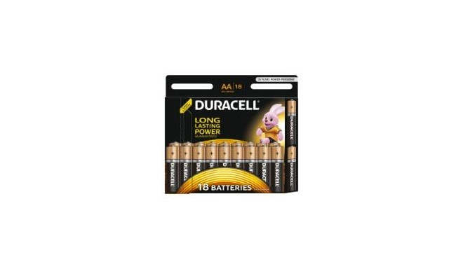 Patareid DURACELL AA, LR6, 18 tk