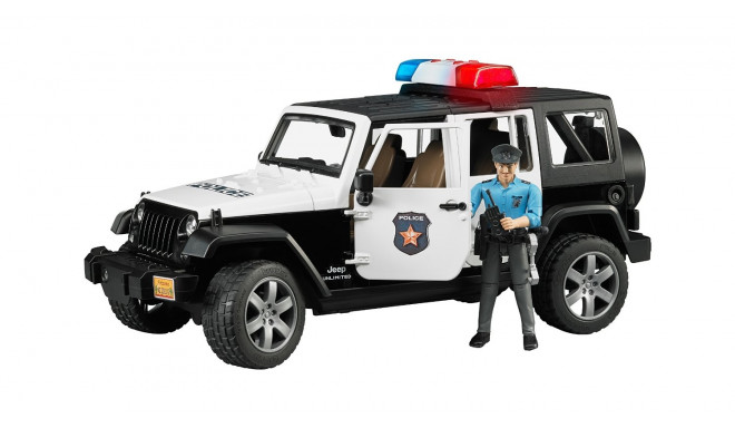 Bruder Professional Series JEEP Wrangler Unlimited Rubicon Police Vehicle with Policeman and Accesso