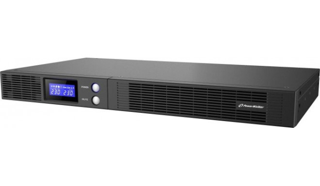 BlueWalker PowerWalker VI 500 R1U 500VA / 300W - UPS - black - 1 height unit