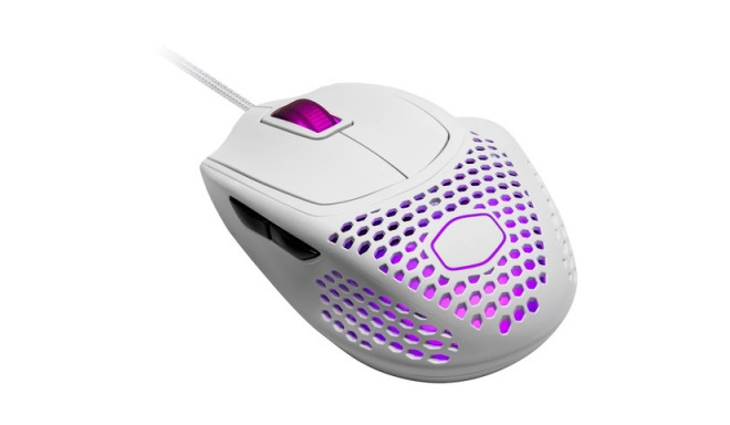 GAMING MOUSE COOLER MASTER MM720 LIGHT MOUSE 16000DPI 2-ZONE RGB MATTE WHITE