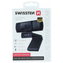 Swissten Full HD Web Камера с Микрофоном / автофокусом USB 2.0 Черный