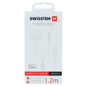 Swissten Беспроводное зарядное устройство 2 в 1 для Apple iWatch и Apple iPhone / Apple iPad белый ц