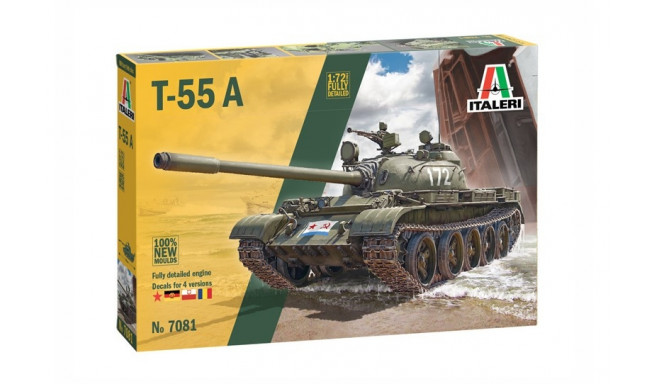 ITALERI T-55A Medium Battle Tank (Pl wersja)