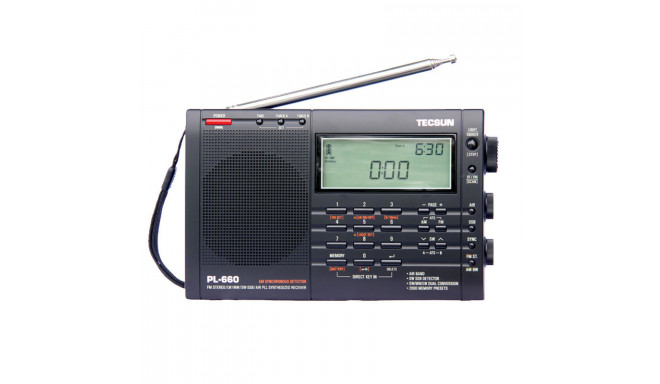 Tecsun PL-660 PLL World Band uztvērējs LW FM-Stereo/AM/LW/Air Band/SW/SSB