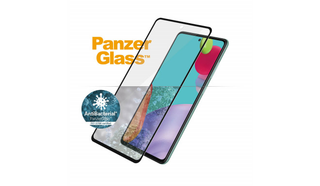 Kaitseklaas Samsung Galaxy A52 / A52 5G / A52s 5G / A53 5G, ümbrisesõbralik, musta äärega, PanzerGla