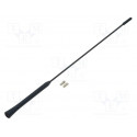 Antenna mast;0.35m;M5,M6;inside;general purpose;Colour:black