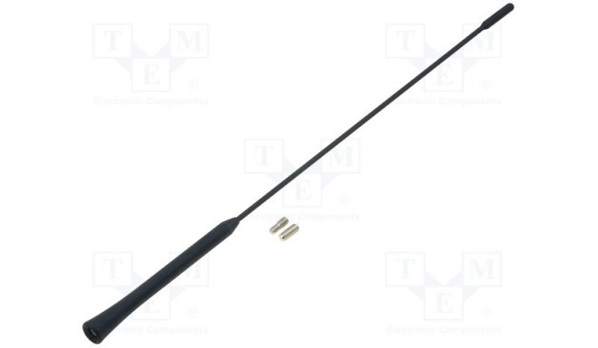 Antenna mast;0.35m;M5,M6;inside;general purpose;Colour:black