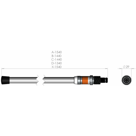 UHF46D 3DB UHF baasantenn, 450-470MHz Scan-Antenna