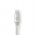 Nedis Apple Lightning kaabel 8-Pin isa - USB-C, 1.00m, Aluminium
