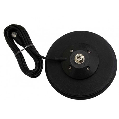 MAG 145 PL magnetic base Ø 160mm, 3,6m RG58 cable, UHF-M SIRIO