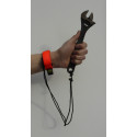 GearKeeper TL1-2005 Deluxe Wrist Lanyard, Velcro Wrist Strap, Color ORANGE. Length: 50cm