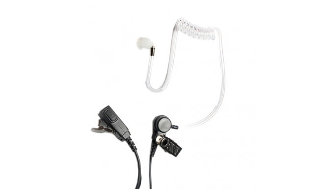 PTE-800 M01 headset with in-line mike and accoustic tube earpiece