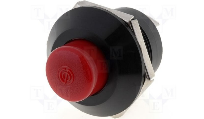 A26ASBR Switch:push-button;Contacts:SPST;Actuator colour:red