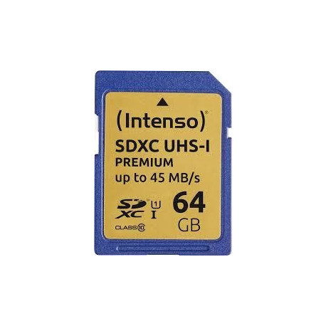 MEMORY SDXC 64GB UHS-I/3421490 INTENSO