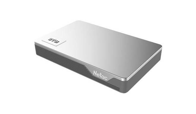 External HDD|NETAC|NT05K338N-002T-30SL|2TB|USB 3.0|Buffer memory size 8 MB|Colour Silver|NT05K338N-0