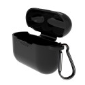 Airpods Pro case black with hook