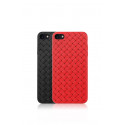 Devia Woven Pattern Design Soft Case iPhone SE2 red
