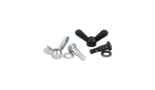 Sirio butterfy nut  and bolt (silver)