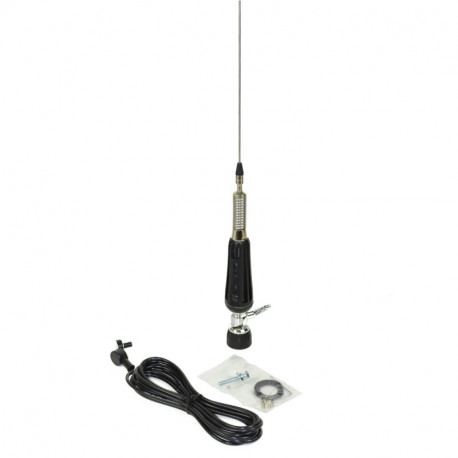 Midland LUX 1000-S autoantenn 1000mm, stats. alus, 4m kaabel, LED valgusega